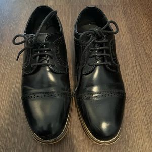 Stacy Adams Oxford black Little/Big Kid size 13M boy shoes